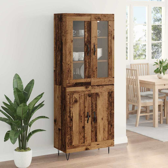 Bufet Lemn Vechi 69,5 x 34 x 180 cm Lemn compozit - WALTI WALTI
