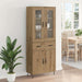 Bufet Stejar Artizanal 69,5 x 34 x 180 cm Lemn compozit - WALTI WALTI