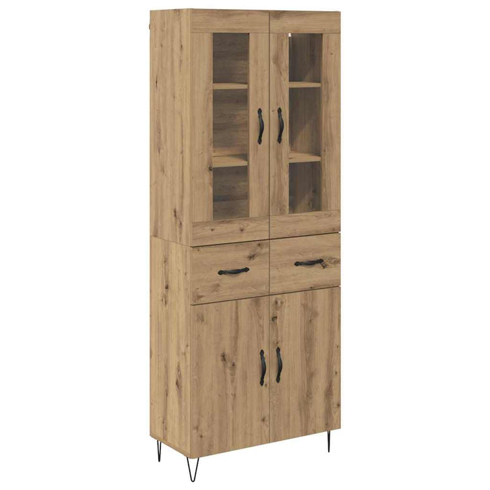 Bufet Stejar Artizanal 69,5 x 34 x 180 cm Lemn compozit - WALTI WALTI