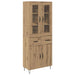 Bufet Stejar Artizanal 69,5 x 34 x 180 cm Lemn compozit - WALTI WALTI