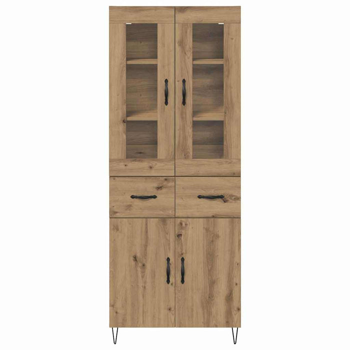 Bufet Stejar Artizanal 69,5 x 34 x 180 cm Lemn compozit - WALTI WALTI