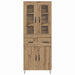 Bufet Stejar Artizanal 69,5 x 34 x 180 cm Lemn compozit - WALTI WALTI