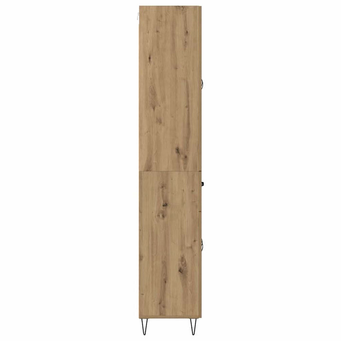 Bufet Stejar Artizanal 69,5 x 34 x 180 cm Lemn compozit - WALTI WALTI