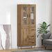 Bufet Stejar Artizanal 69,5 x 34 x 180 cm Lemn compozit - WALTI WALTI