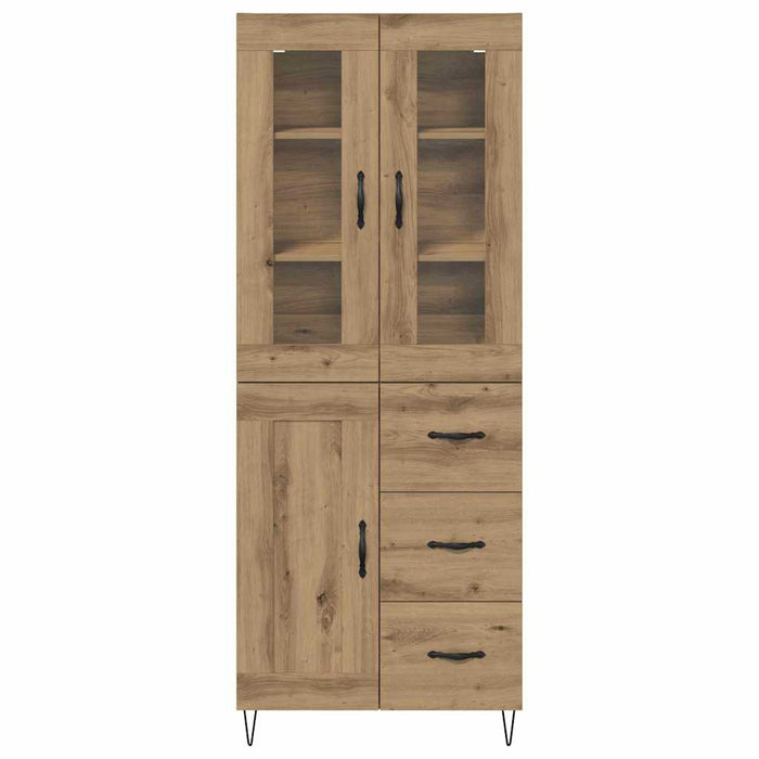 Bufet Stejar Artizanal 69,5 x 34 x 180 cm Lemn compozit - WALTI WALTI