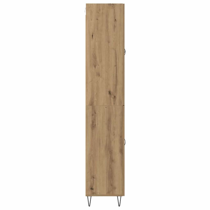 Bufet Stejar Artizanal 69,5 x 34 x 180 cm Lemn compozit - WALTI WALTI