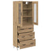 Bufet Stejar Artizanal 69,5 x 34 x 180 cm Lemn compozit - WALTI WALTI