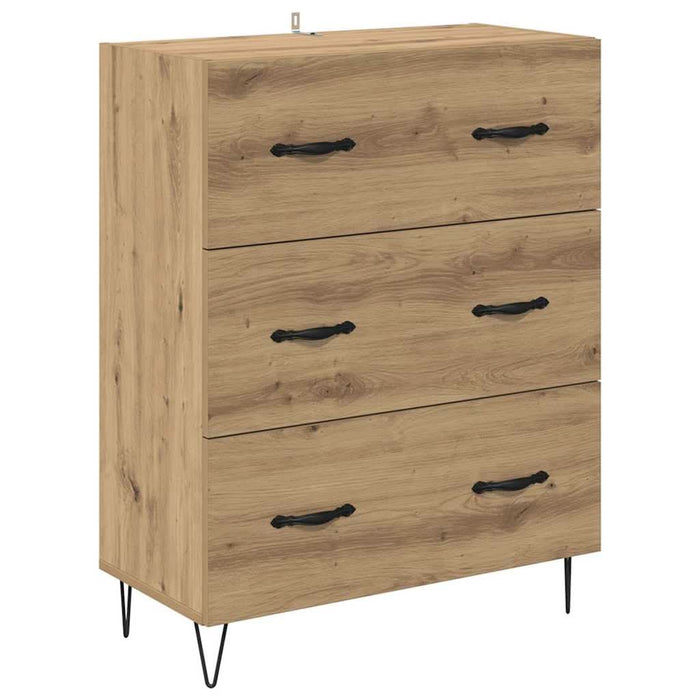 Bufet Stejar Artizanal 69,5 x 34 x 180 cm Lemn compozit - WALTI WALTI