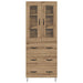 Bufet Stejar Artizanal 69,5 x 34 x 180 cm Lemn compozit - WALTI WALTI