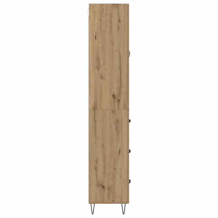 Bufet Stejar Artizanal 69,5 x 34 x 180 cm Lemn compozit - WALTI WALTI