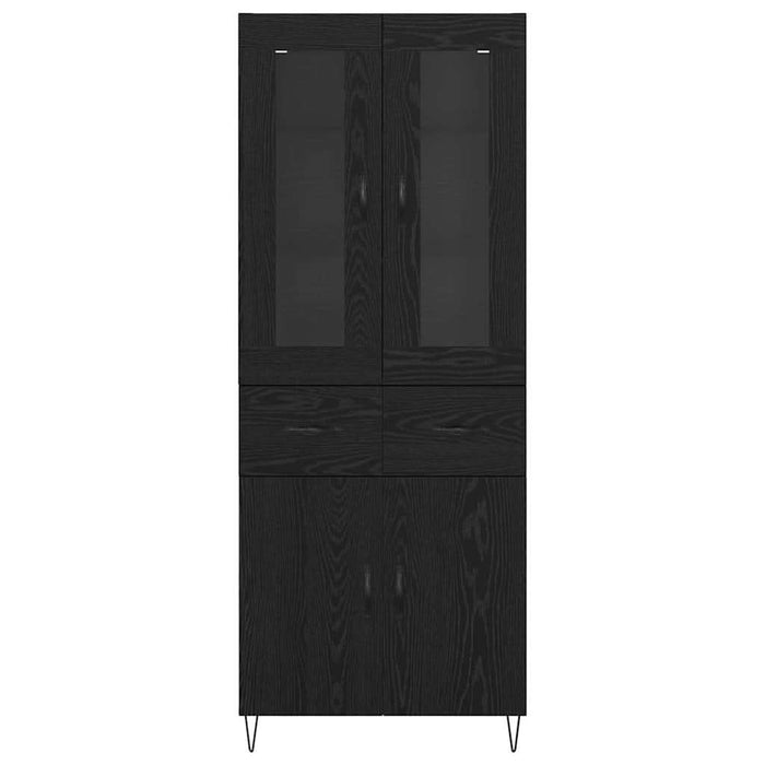 Bufet cu sertar Stejar Negru 69,5 x 34 x 180 cm Lemn compozit - WALTI WALTI