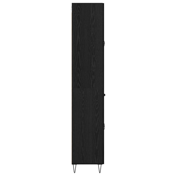 Bufet cu sertar Stejar Negru 69,5 x 34 x 180 cm Lemn compozit - WALTI WALTI