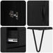 Bufet cu sertar Stejar Negru 69,5 x 34 x 180 cm Lemn compozit - WALTI WALTI