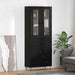 Bufet cu sertar Stejar Negru 69,5 x 34 x 180 cm Lemn compozit - WALTI WALTI