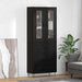 Bufet cu sertar Stejar Negru 69,5 x 34 x 180 cm Lemn compozit - WALTI WALTI