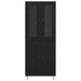 Bufet Stejar Negru 69,5 x 34 x 180 cm Lemn compozit - WALTI WALTI