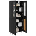Bufet Stejar Negru 69,5 x 34 x 180 cm Lemn compozit - WALTI WALTI