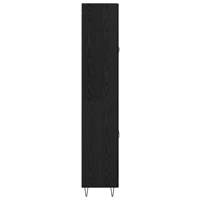 Bufet Stejar Negru 69,5 x 34 x 180 cm Lemn compozit - WALTI WALTI