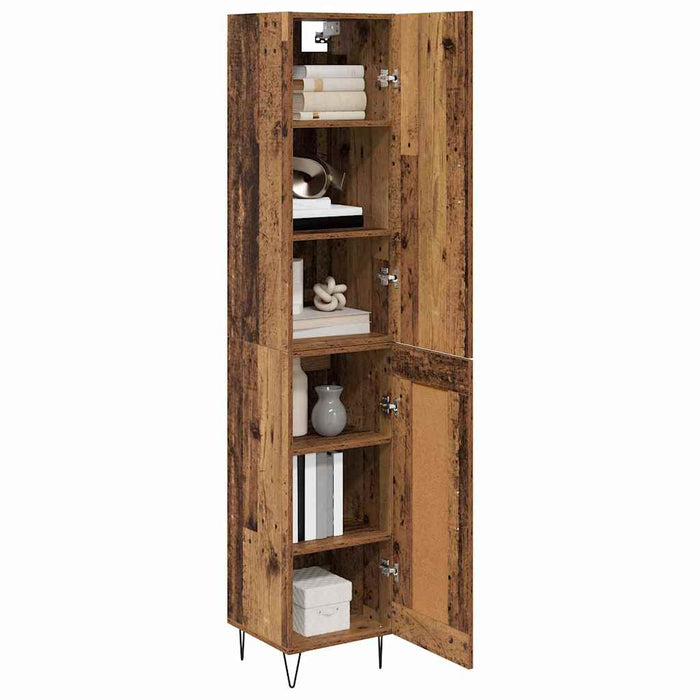 Bufet Lemn vechi 69,5 x 34 x 180 cm Lemn compozit - WALTI WALTI