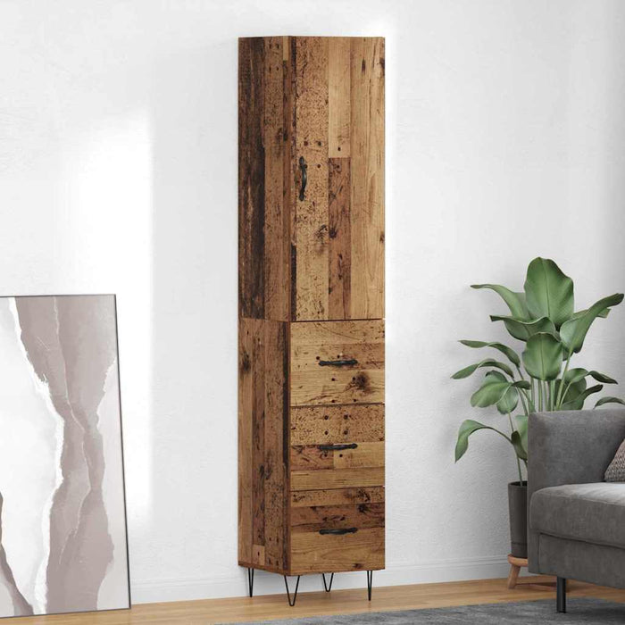 Bufet cu sertar Lemn vechi 69,5 x 34 x 180 cm Lemn compozit - WALTI WALTI