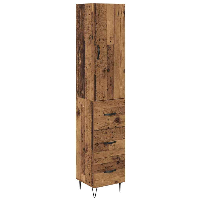 Bufet cu sertar Lemn vechi 69,5 x 34 x 180 cm Lemn compozit - WALTI WALTI