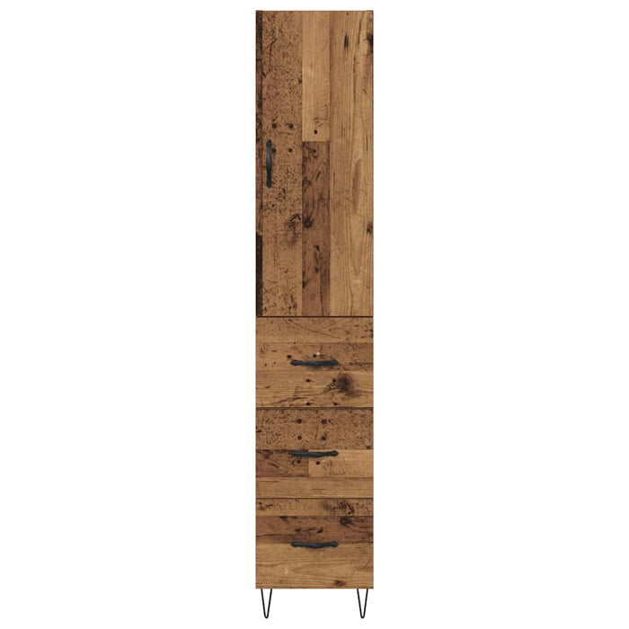 Bufet cu sertar Lemn vechi 69,5 x 34 x 180 cm Lemn compozit - WALTI WALTI
