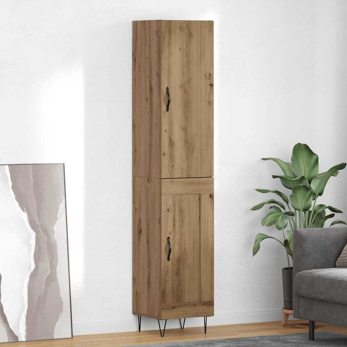 Bufet Stejar Artizanal 69,5 x 34 x 180 cm Lemn compozit - WALTI WALTI