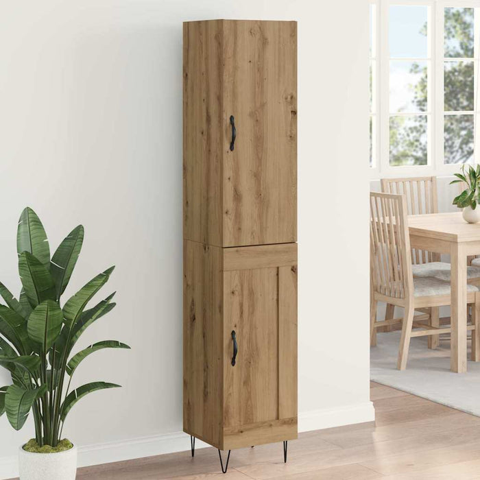 Bufet Stejar Artizanal 69,5 x 34 x 180 cm Lemn compozit - WALTI WALTI