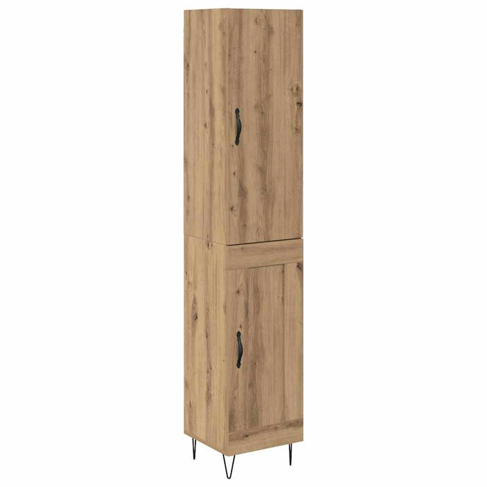 Bufet Stejar Artizanal 69,5 x 34 x 180 cm Lemn compozit - WALTI WALTI