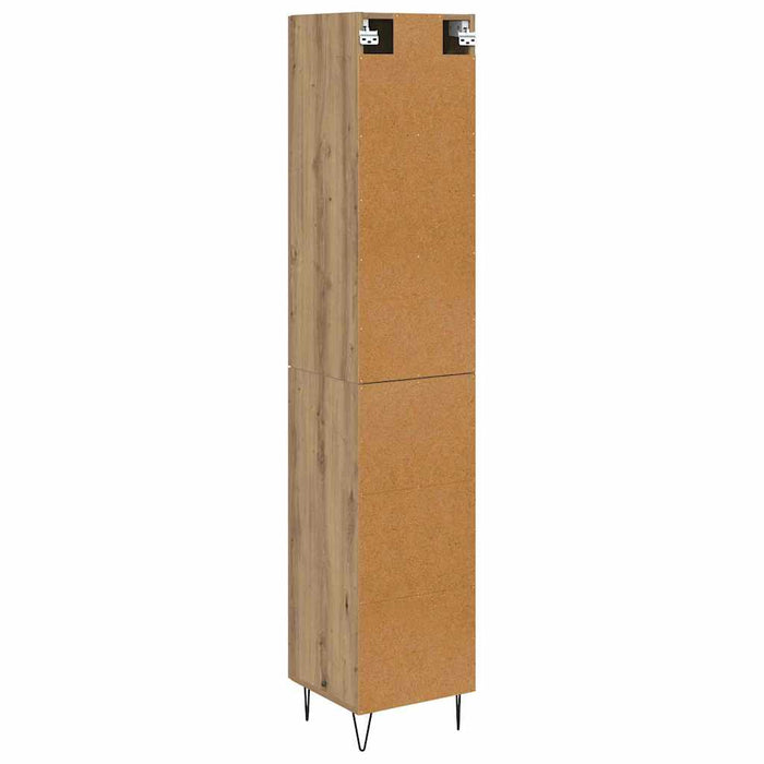 Bufet Stejar Artizanal 69,5 x 34 x 180 cm Lemn compozit - WALTI WALTI