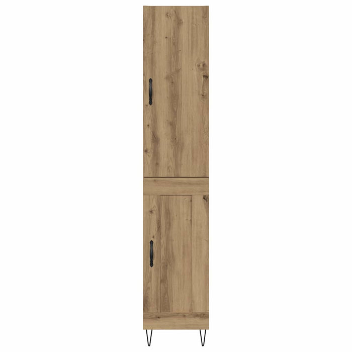 Bufet Stejar Artizanal 69,5 x 34 x 180 cm Lemn compozit - WALTI WALTI
