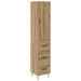 Bufet Stejar Artizanal 69,5 x 34 x 180 cm Lemn compozit - WALTI WALTI
