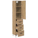 Bufet Stejar Artizanal 69,5 x 34 x 180 cm Lemn compozit - WALTI WALTI