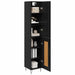 Bufet Stejar Negru 69,5 x 34 x 180 cm Lemn compozit - WALTI WALTI