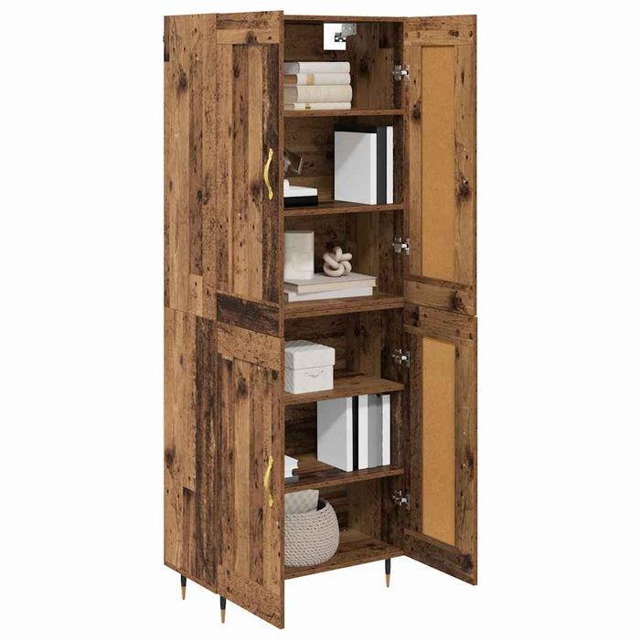 Bufet Lemn Vechi 69,5 x 34 x 180 cm Lemn compozit - WALTI WALTI