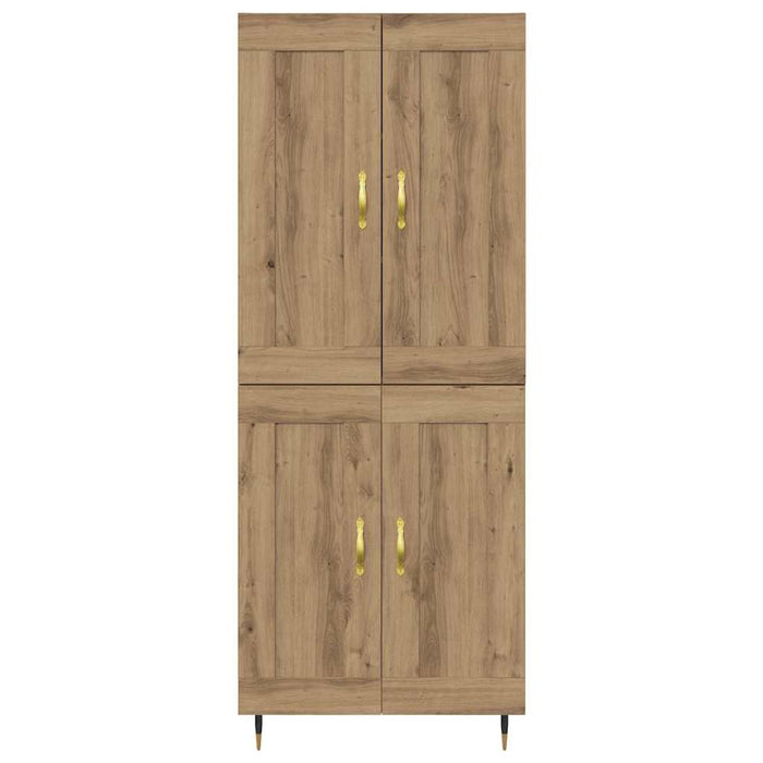 Bufet Stejar Artizanal 69,5 x 34 x 180 cm Lemn compozit - WALTI WALTI