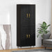 Bufet Stejar Negru 69,5 x 34 x 180 cm Lemn compozit - WALTI WALTI