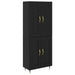 Bufet Stejar Negru 69,5 x 34 x 180 cm Lemn compozit - WALTI WALTI