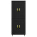 Bufet Stejar Negru 69,5 x 34 x 180 cm Lemn compozit - WALTI WALTI