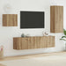 Cabinet TV Pe perete 4 pcs Stejar Artizanal Lemn compozit - WALTI WALTI