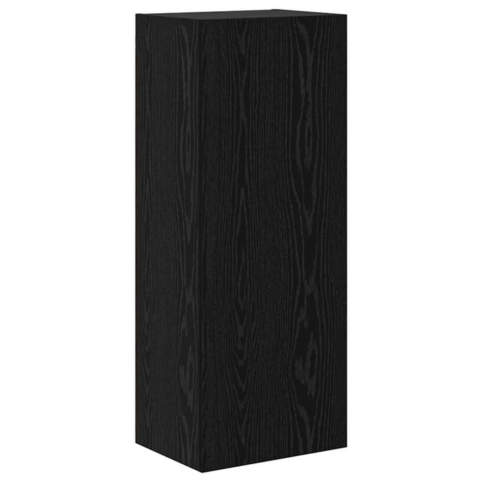 Unități pentru Pereți de TV 4 pcs Stejar Negru Lemn compozit - WALTI WALTI