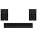 Set Dulap pentru Televizor Montat pe Perete 7 pcs Stejar Negru - WALTI WALTI