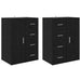 Bufeturi cu sertar Corona 2 pcs Stejar Negru 59 x 39 x 80 cm - WALTI WALTI