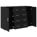 Bufeturi cu sertar Corona 2 pcs Stejar Negru 59 x 39 x 80 cm - WALTI WALTI