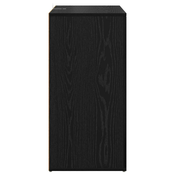 Bufeturi cu sertar Corona 2 pcs Stejar Negru 59 x 39 x 80 cm - WALTI WALTI