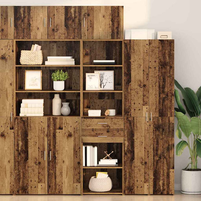 Bufet Pe perete Lemn Vechi 50 x 42,5 x 225 cm Lemn compozit - WALTI WALTI
