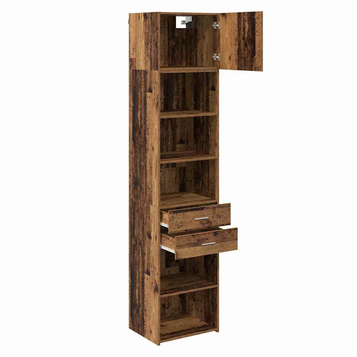 Bufet Pe perete Lemn Vechi 50 x 42,5 x 225 cm Lemn compozit - WALTI WALTI