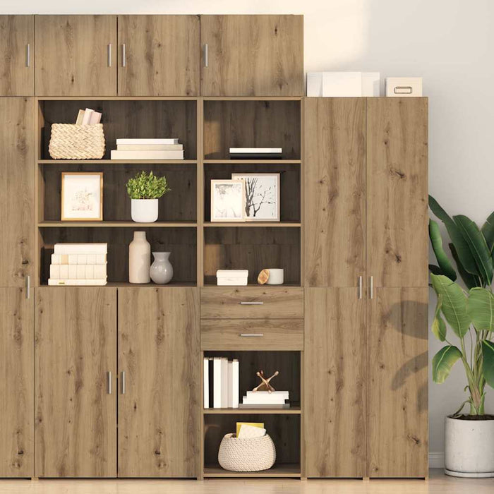 Bufet Stejar Artizanal 50 x 42,5 x 225 cm Lemn compozit - WALTI WALTI