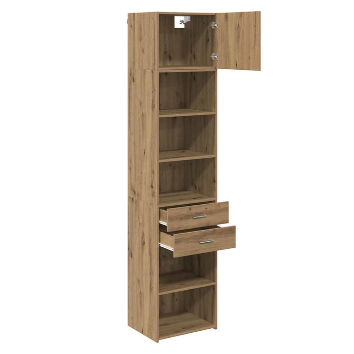 Bufet Stejar Artizanal 50 x 42,5 x 225 cm Lemn compozit - WALTI WALTI