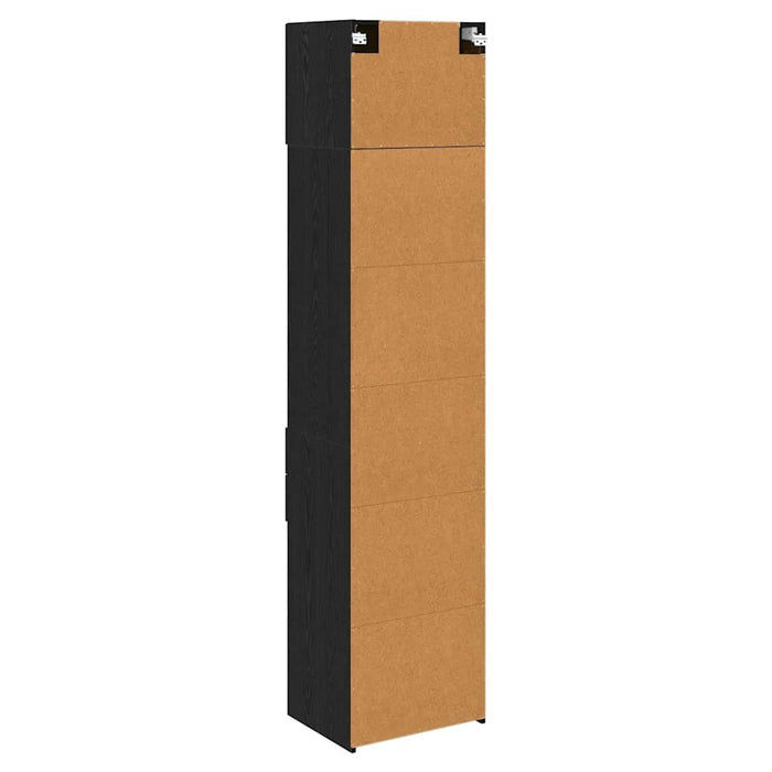 Bufet Pe perete Stejar Negru 50 x 42,5 x 225 cm Lemn compozit - WALTI WALTI